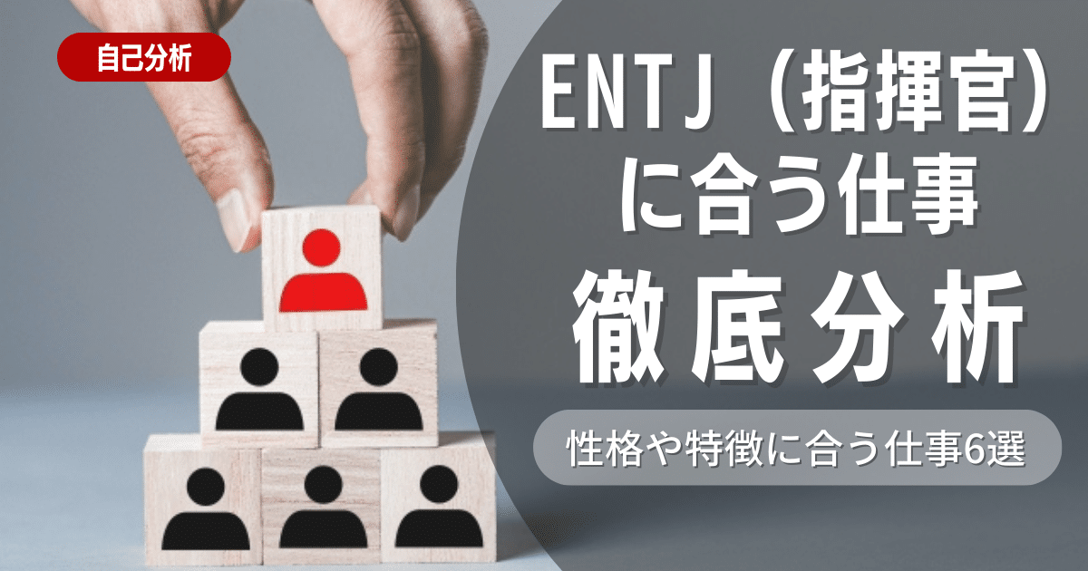 【就活に有効】ENTJ（指揮官型）とは？特徴・適職を解説